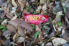 Cherry Ripe chocolate bar wrapper